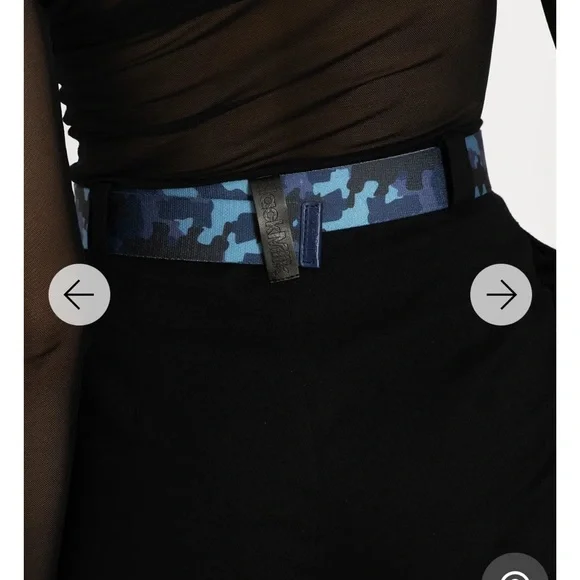 Blackmilk Blue Camo Utility Buckle Belt - Picture 3 of 6